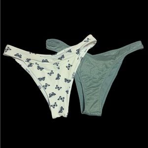Two Cheeky Hollister Bikini Bottoms size S&M